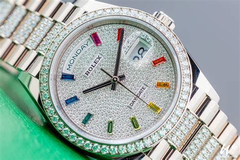 gemset rolex|authentic Rolex dials and bezels.